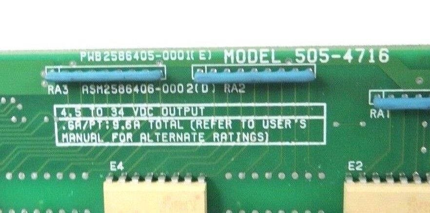 SIEMENS 505-4716 DIGITAL OUTPUT MODULE 5054716