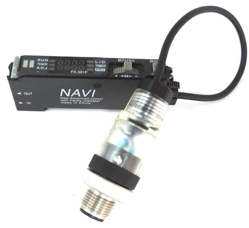 SUNX FX-301P-F7 NAVI ADVANCED DIGITAL FIBER OPTIC SENSOR