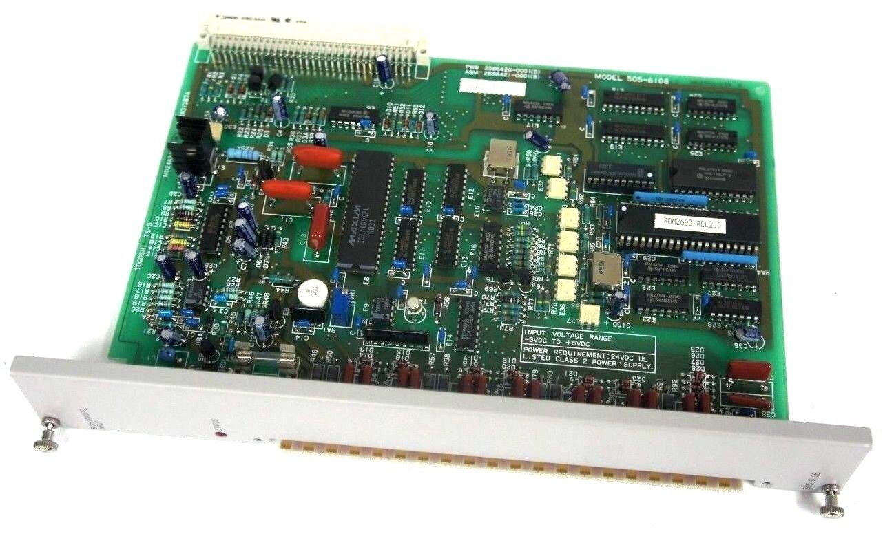 SIEMENS 505-6108 ANALOG 8 CH INPUT MODULE 5056108