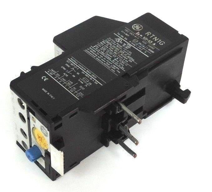 GENERAL ELECTRIC RTN1G THERMAL OVERLOAD RELAY 1-1.5AMP