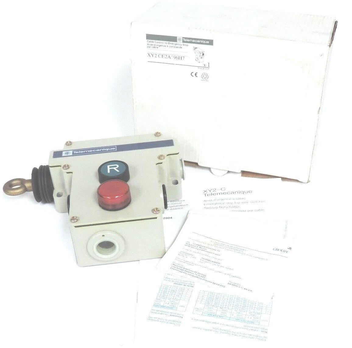 NIB TELEMECANIQUE XY2CE2A196H7 CABLE CONTROLLED EMERGENCY STOP XY2-CE2A196-H7