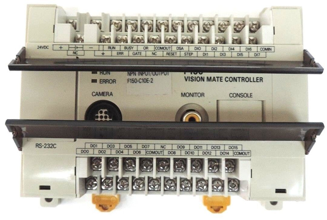 OMRON F150 VISION MATE CONTROLLER F150-C10E-2, SOURCE: 24VDC 0.5A