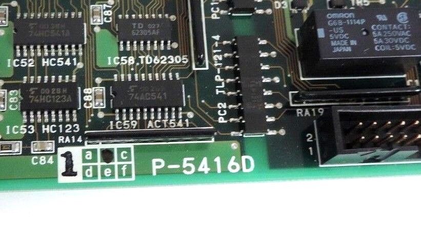 ISHIDA P-5416D PC BOARD REMOTE CONTROL P5416D