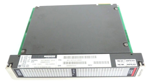 AEG MODICON AS-B806-032 OUTPUT MODULE P/N: AS-8713-000 OUTPUT MODULE 120 VAC