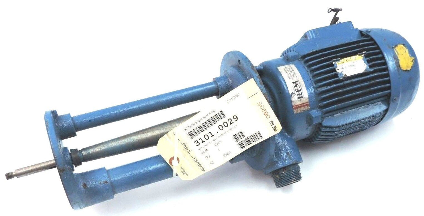 VOGEL SPANDAU PMS-20-A-270+675 ELECTRIC IMMERSION PUMP SLURRY *REMANUFACTURED*