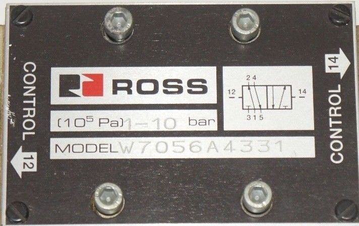 ROSS CONTROLS W7056A4331 PNEUMATIC CONTROL VALVE