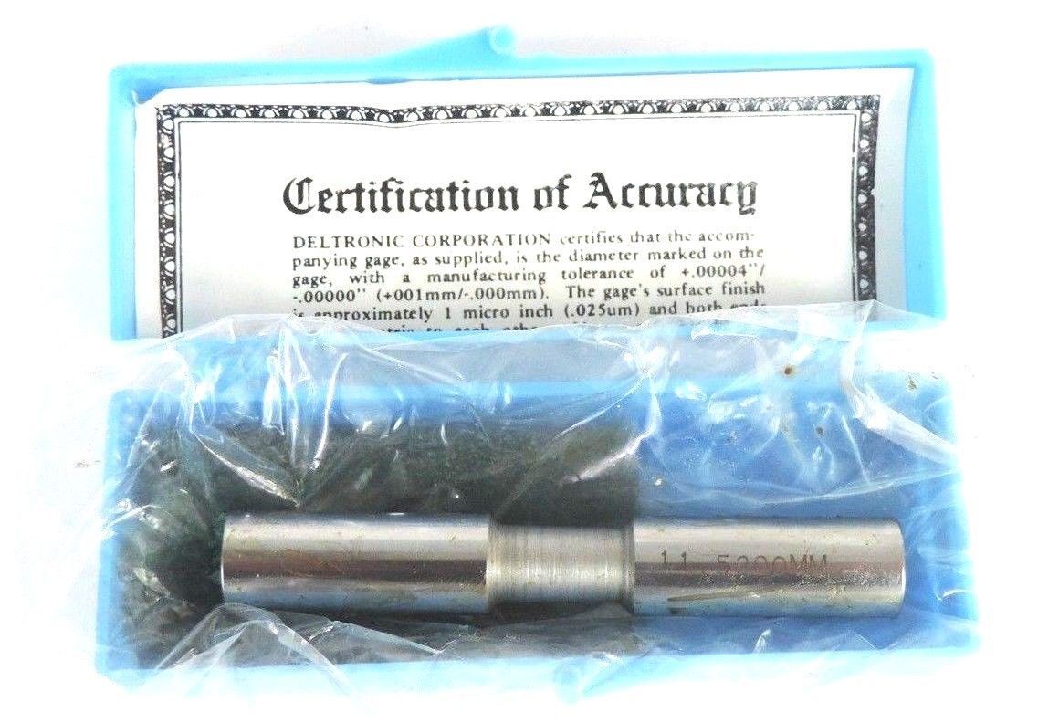 NEW DELTRONIC CLASS X STANDARDS 11.5200 MM GAGE PIN