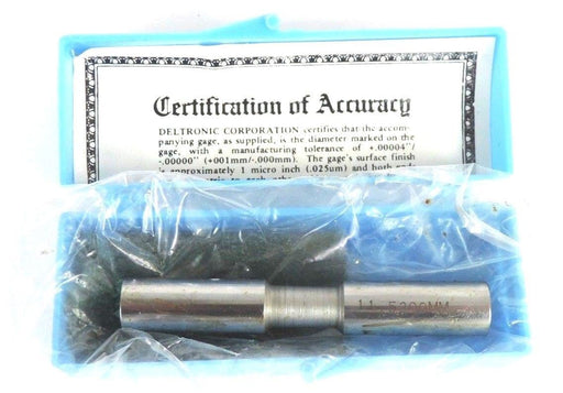 NEW DELTRONIC CLASS X STANDARDS 11.5200 MM GAGE PIN