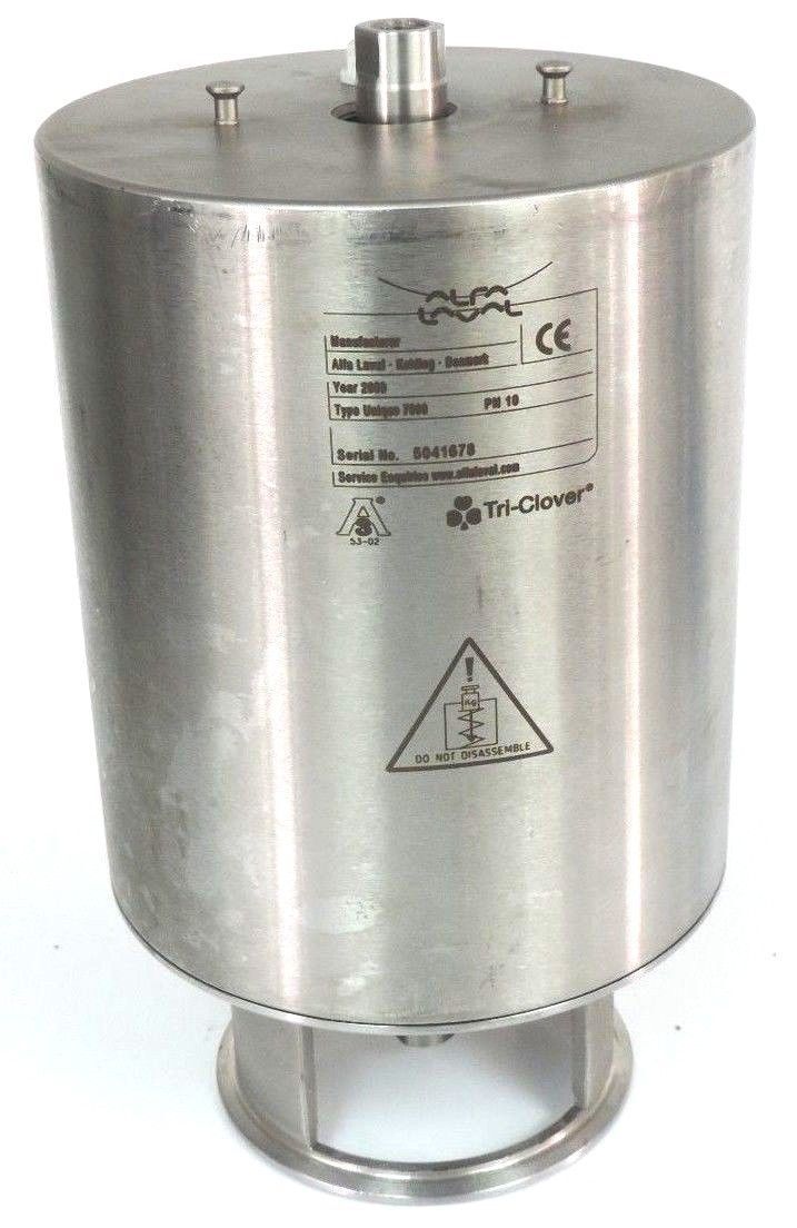TRICLOVER ALFA LAVAL TYPE UNIQUE 7000 PN 10 SANITARY VALVE YEAR 2009