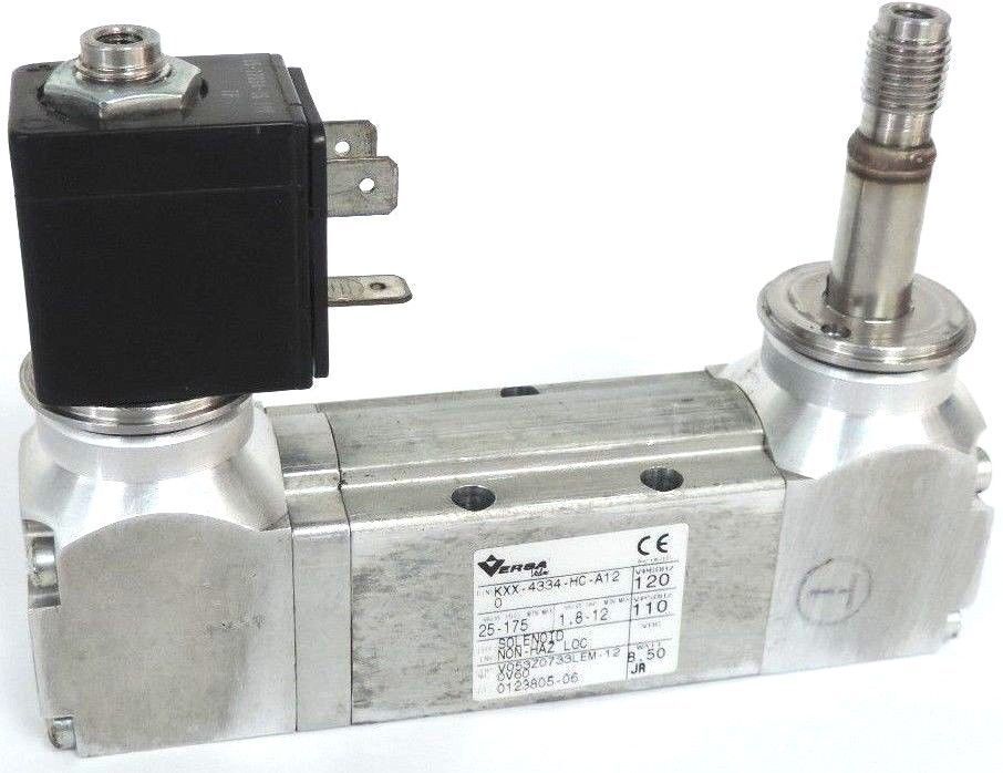 VERSA KXX-4334-HC-A120 DIRECTIONAL VALVE 4-WAY DOUBLE SOLENOID 25-175 PSI