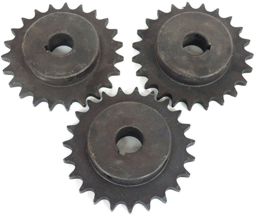 LOT OF 3 MARTIN 50BS23-1 SPROCKET 1" BORE 23 TEETH  50BS231