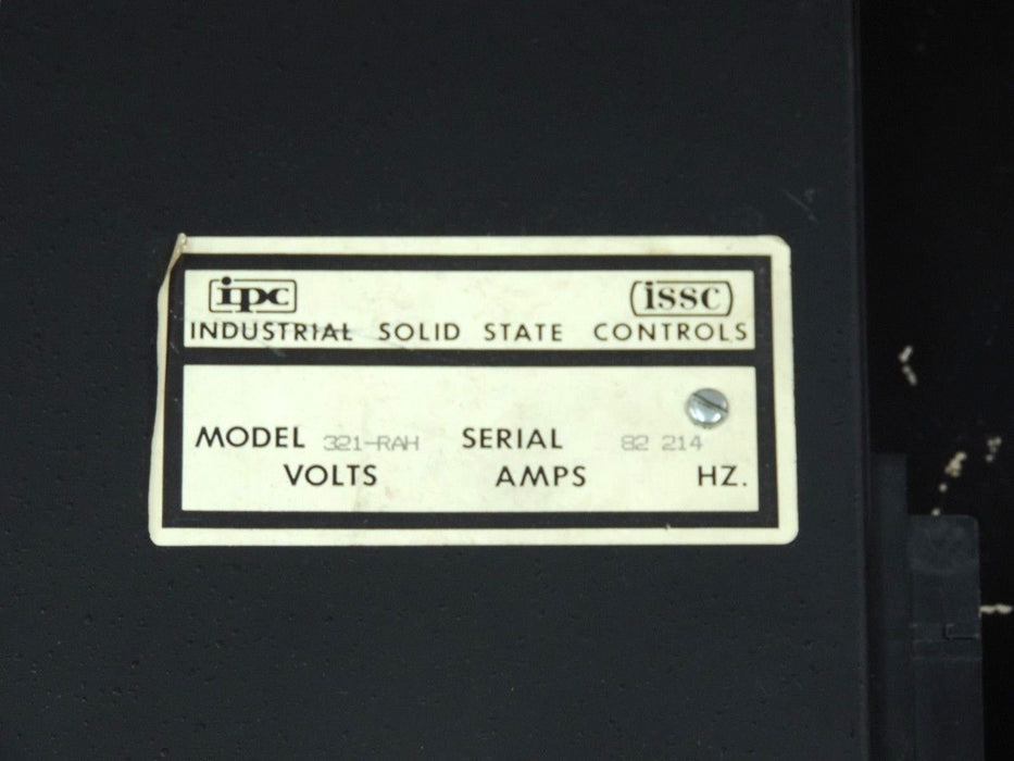 ISSC MODEL 321-RAH CONTROL MODULE 321RAH 340C-SDP, 330-115A, 340-115A2, 330-115A