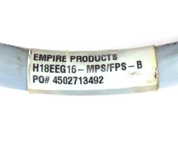 EMPIRE PRODUCTS H18EEG16-MPS/FPS-B 25 FT CABLE ASSEMBLY H18EEG16MPSFPSB