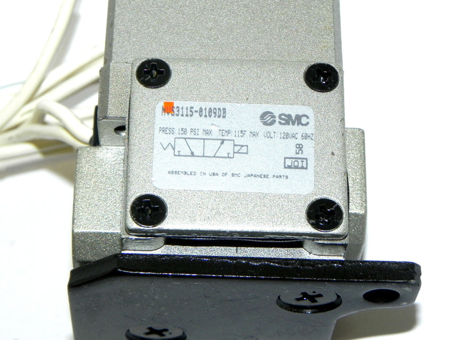 NEW SMC NVS3115-0109DB SOLENOID VALVE 120VAC, 60HZ, NVS31150109DB
