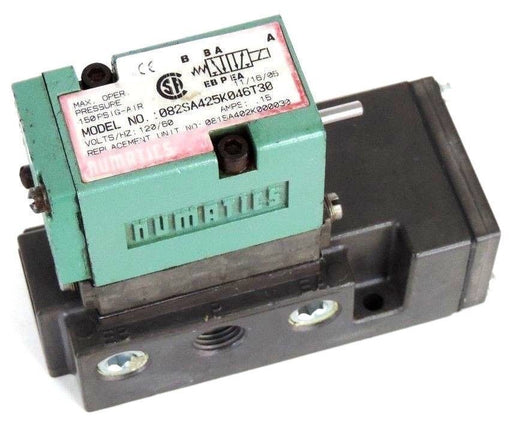 NUMATICS 082SA425K046T30 SOLENOID VALVE BLOCK 120V 50HZ .15 AMPS 150PSIG