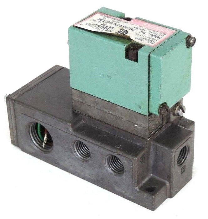 NUMATICS 082SA425K046T30 SOLENOID VALVE BLOCK 120V 50HZ .15 AMPS 150PSIG
