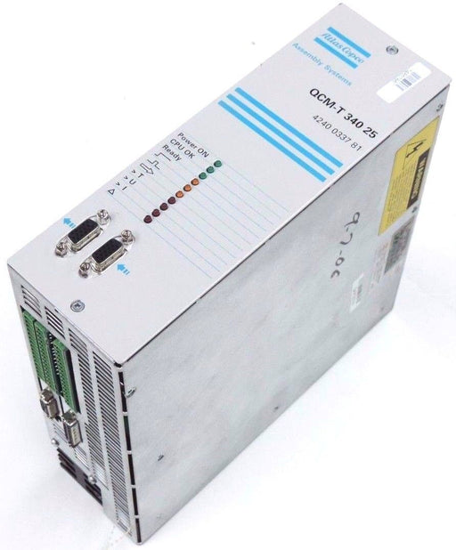 ATLAS COPCO 4240-0337-81 SERVO CONTROLLER QCM-T-340-25, 25AMP 340VDC, 4240033781