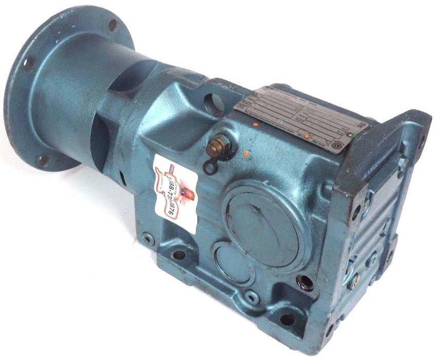 SEW EURODRIVE TYPE: K37LP56 WORM GEAR REDUCER, RATIO 13.08 TORQUE: 1460