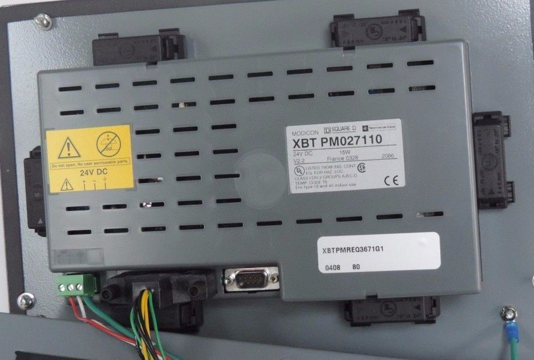 SQUARE D 52046-434-50 C1700 DATA ENTRY PANEL MAGELIS XBT-PM027110 5204643450