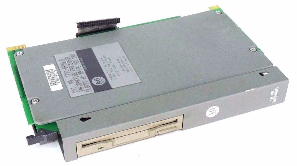 ALLEN BRADLEY 1771-DFHD B INFORMATION PROCESSOR FLOPPY 80 MBYTE HRD DRV 95607802