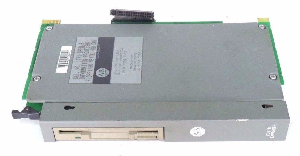 ALLEN BRADLEY 1771-DFHD B INFORMATION PROCESSOR FLOPPY 80 MBYTE HRD DRV 95607802