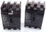 LOT OF 2 WESTINGHOUSE MPC03150R CIRCUIT BREAKERS STYLE NO. 2610D54G24, 15 AMP.