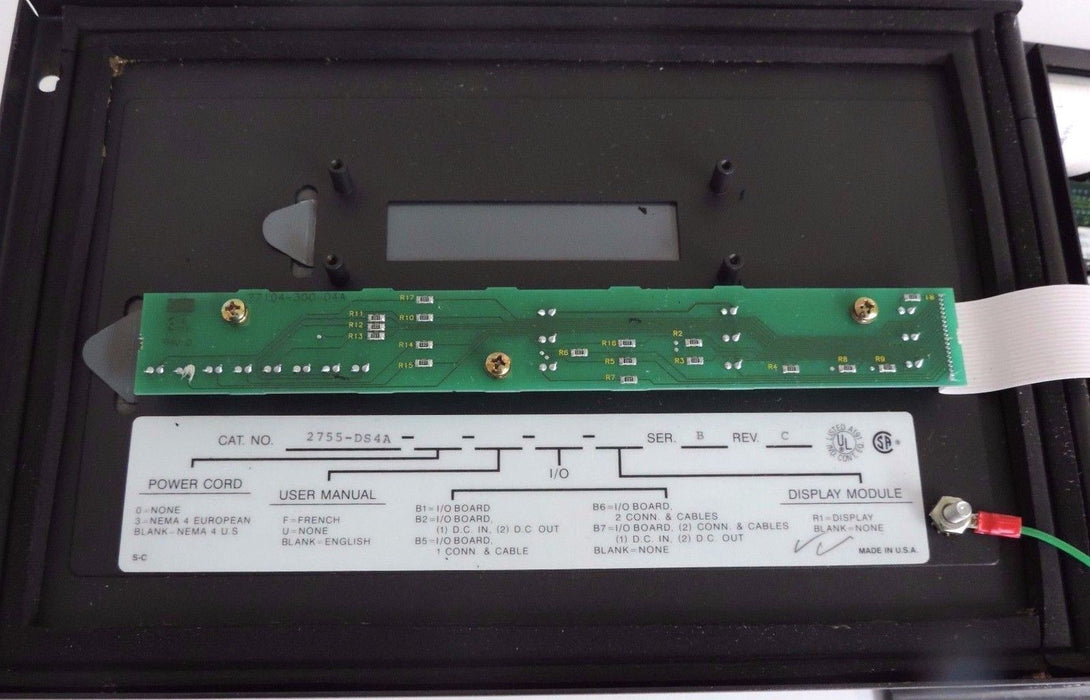 ALLEN BRADLEY 2755-DS4A BAR CODE DECODER 2755DS4A SER. B REV. C