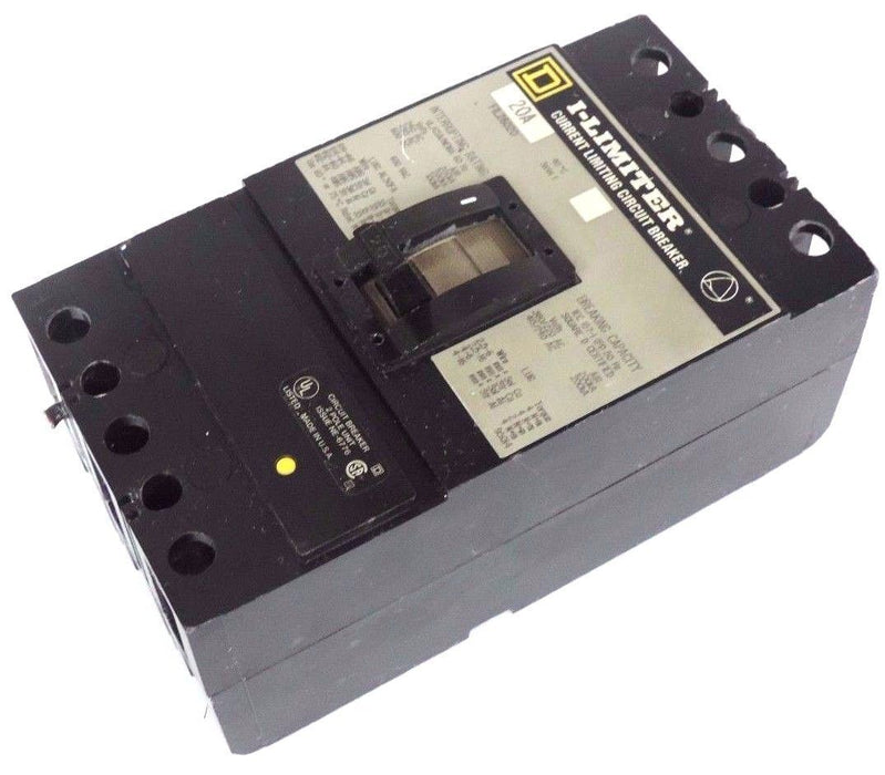 SQUARE D FIL26020 I-LIMITER CURRENT LIMITING CIRCUIT BREAKER 20A, 600V