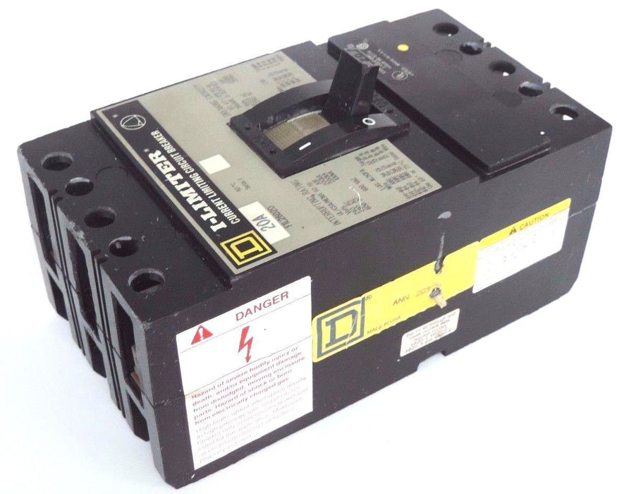 SQUARE D FIL26020 I-LIMITER CURRENT LIMITING CIRCUIT BREAKER 20A, 600V