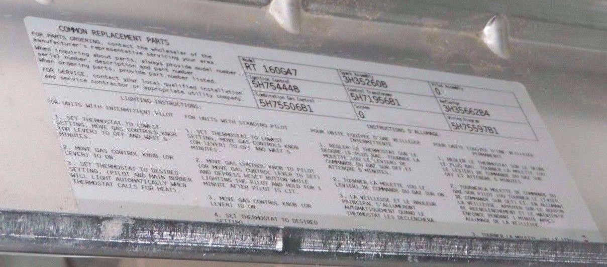 NIB MODINE RT 160G47 HIGH INTENSITY MHR INFRARED RADIANT CERAMIC HEATER RT160G4