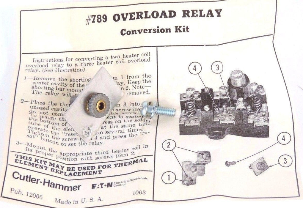 LOT OF 6 NIB CUTLER-HAMMER 10176H150 SPLINDLE KITS