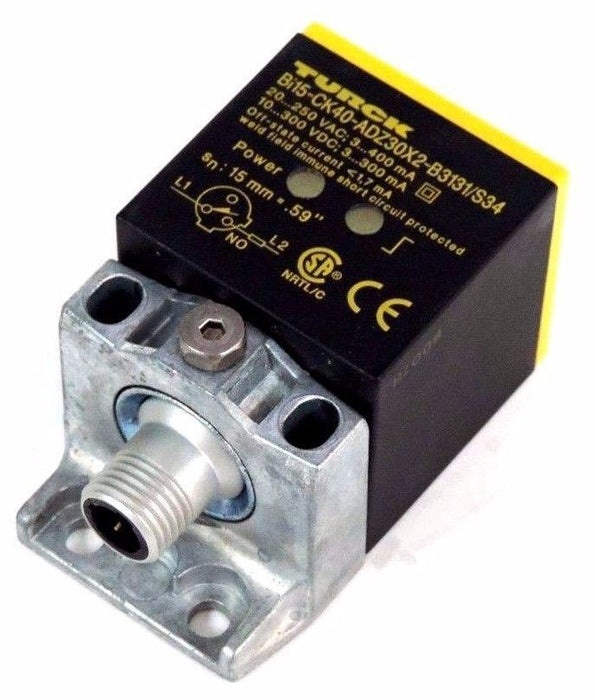 NIB TURCK BI15-CK40-ADZ30X2-B3131/S34 PROXIMITY SENSOR SN: 15MM =.59"