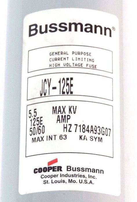 NIB COOPER BUSSMANN JCY-125E FUSE JCY125E 125E AMP