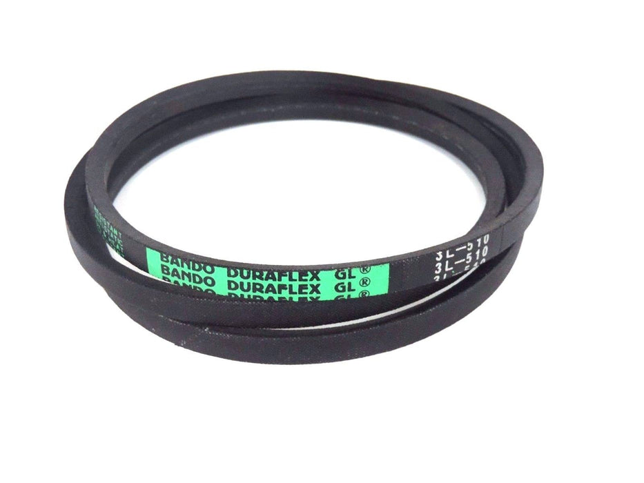 LOT OF 4 NEW BANDO 3L-510 DURAFLEX GL V BELTS .22" THICKNESS 3/8" WIDTH 3L510