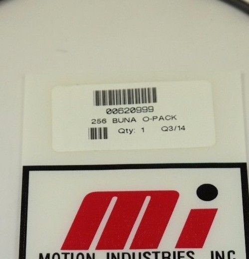 LOT OF 23 NEW MOTION INDUSTRIES 256 BUNA O-PACK, BLACK O-RING 00620999