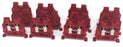 NEW SPRECHER+SCHUH V7-W4-RE TERM FEEDTHRU RED V7W4RE QTY: 12