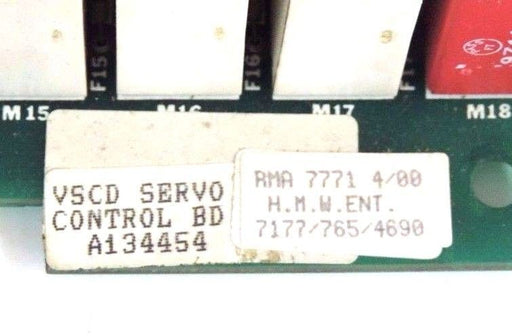 SIEMENS LANDIS VSCD A134454 SERVO CONTROL BOARD A126825