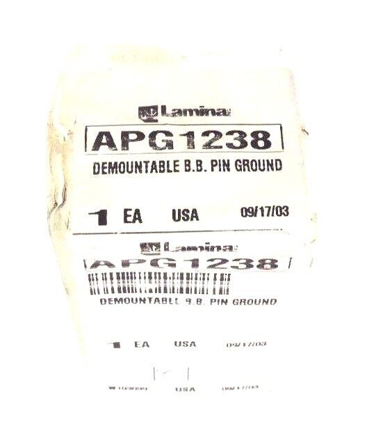 NEW LAMINA APG1238 PIN GROUND WITH BEARINGS