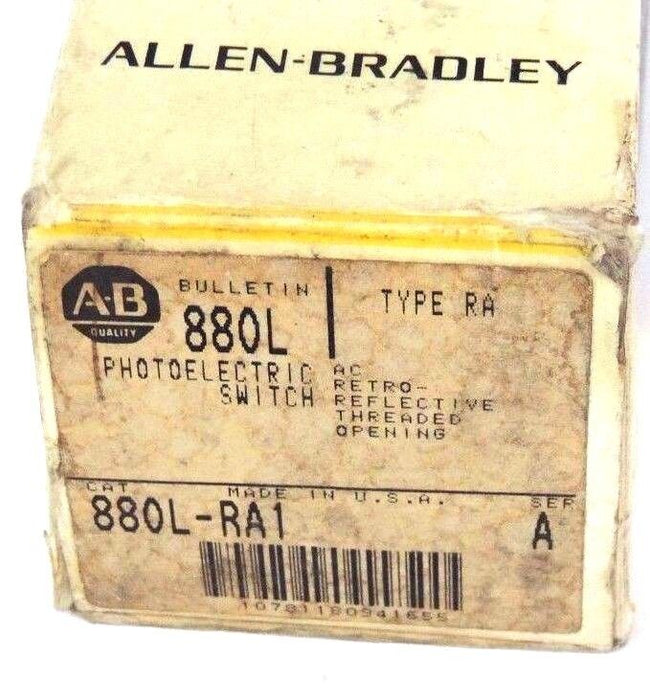 NIB ALLEN BRADLEY 880L-RA1 SER. A PHOTOELECTRIC SWITCH 880LRA1