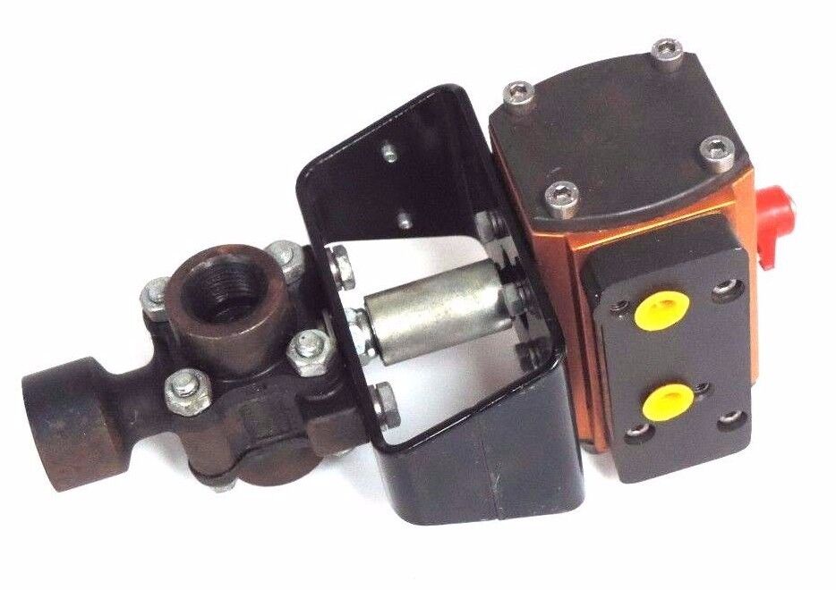 SERIES 39 PNUMATIC ACTUATOR MODEL 39 120PSI MAX W/ FLOWSERVE 1/2D4446TSE VALVE