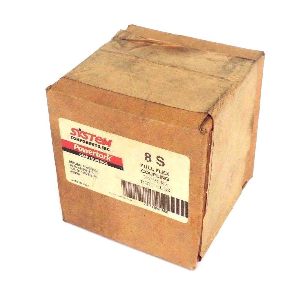 NEW SEALED SYSTEM COMPONENTS 8 S POWERTORK COUPLING 3/4'' BORE
