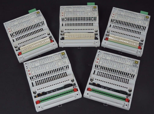 LOT OF 5 SQUARE D GROUPE SCHNEIDER 170AEW34000 DEVICENET I/O BLOCKS 52046-344-53