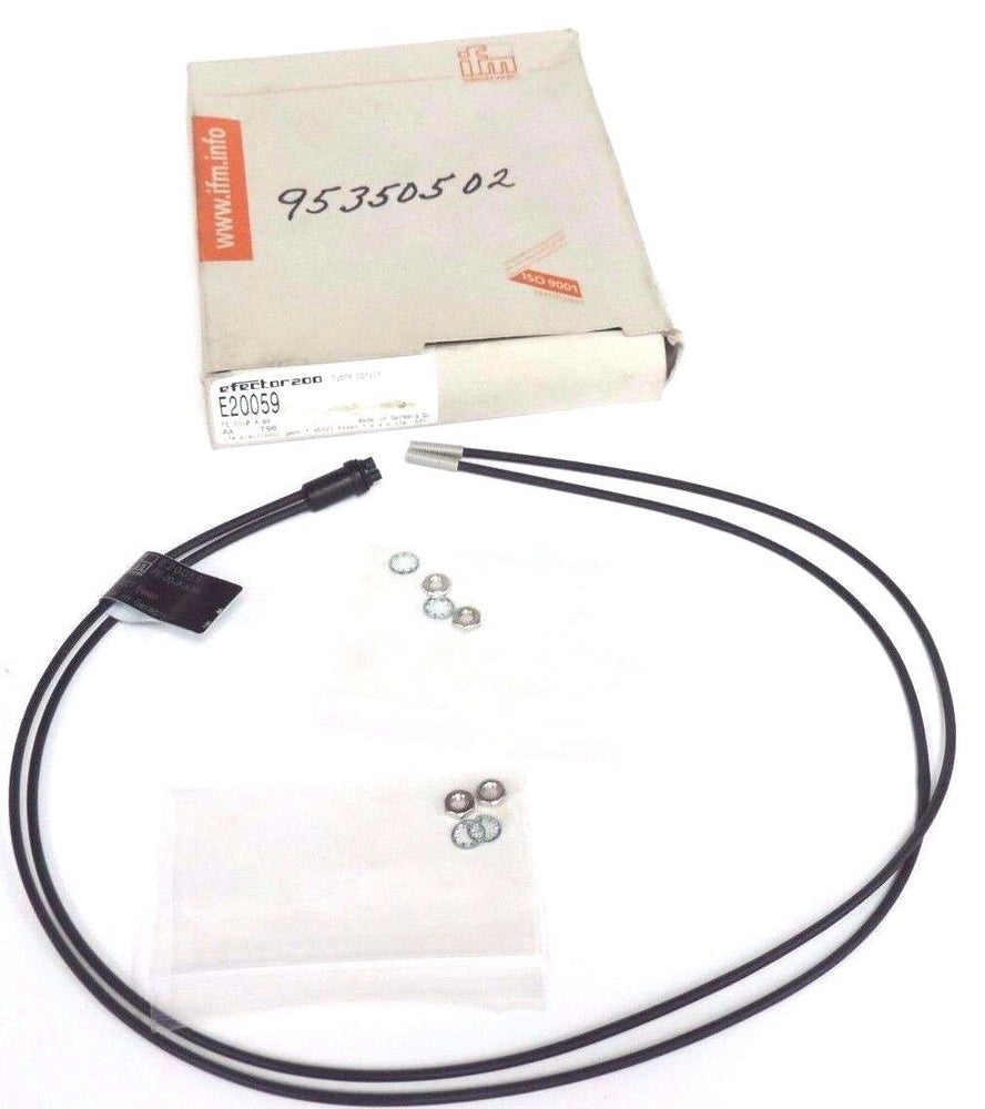 NIB IFM EFECTOR E20059 PHOTOELECTRIC THRU BEAM RANGE 120-400MM, FE-00-P-A-M4