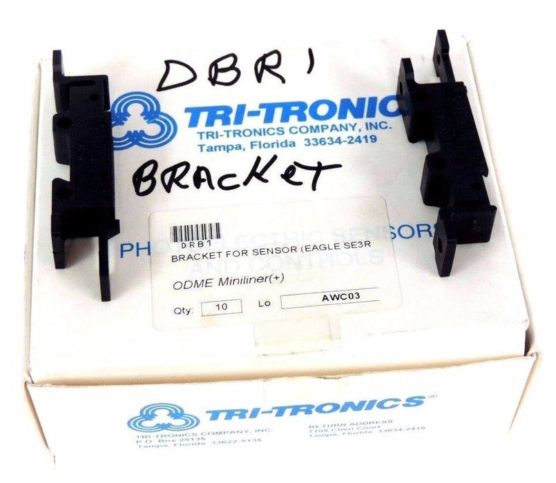 BOX OF 10 NEW TRI-TRONICS DBR-1 EAGLE SE3R SENSOR BRACKETS