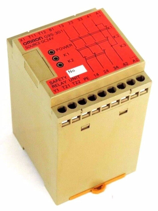 OMRON G9S-301 SAFETY RELAY UNIT 240VAC 50/60HZ 3A G9S301