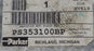 NEW PARKER PS353100BP MANIFOLD END PLATE NPT