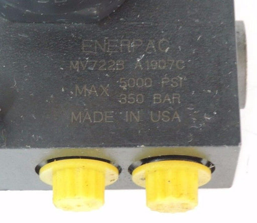 ENERPAC MV722B PILOT OPERATING CHECK VALVE W/ ACL22A ACCUMULATOR