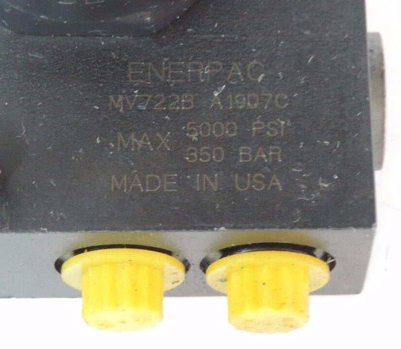 ENERPAC MV722B PILOT OPERATING CHECK VALVE W/ ACL22A ACCUMULATOR
