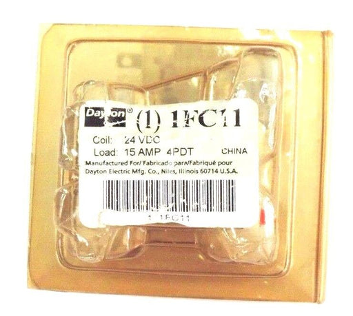 NEW DAYTON 1FC11 RELAY 24 VDC 15 AMP 4PDT 1FC11