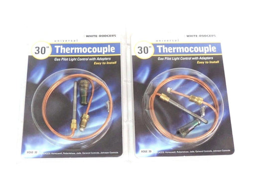 LOT OF 2 WHITE RODGERS H06E-30 UNIVERSAL THERMOCOUPLE PILOT CONTROL 30'', H06E30